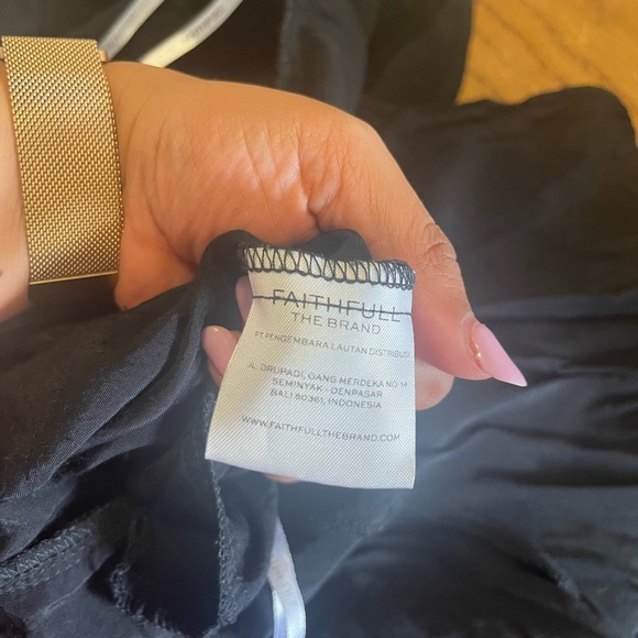 Faithful the Brand Black Cedric Jumpsuit Size 6 - Picture 6 of 8